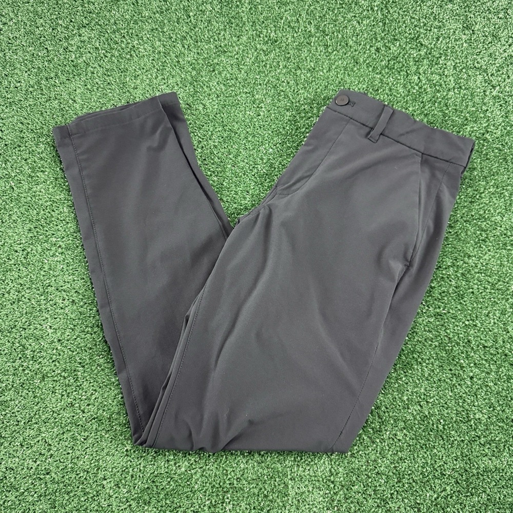 Mizzen + Main Pants Men's Black Stretch Casual Chino Size 31x30 Stretch